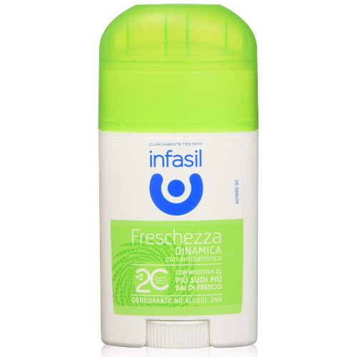 Infasil Deodorante Stick Freschezza Dinamica 40 ml – Protezione Efficace e Profumo Energizzante per Tutto il Giorno
