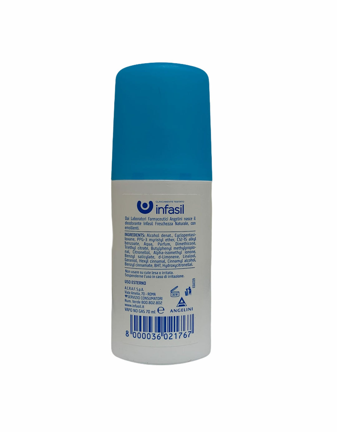 Infasil deodorante vapo freschezza naturale 70 ml