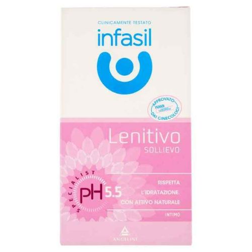 Infasil Intimo Lenitivo pH 5.5 200 ml – Detergente Delicato per Pelli Sensibili con Azione Calmante e Riequilibrante