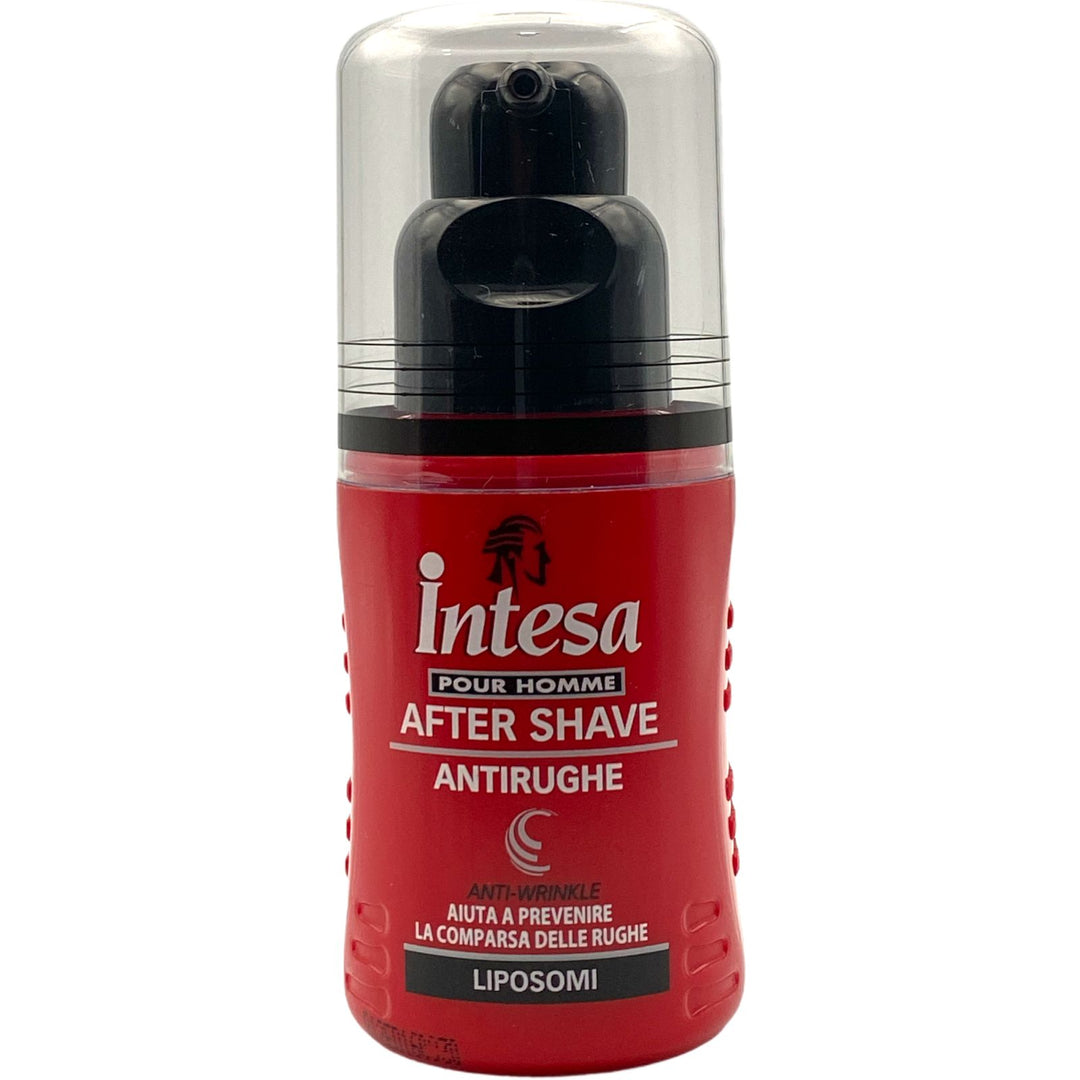 Intesa After Shave Antirughe 100 ml – Balsamo Dopobarba Idratante e Tonificante con Azione Anti-Età