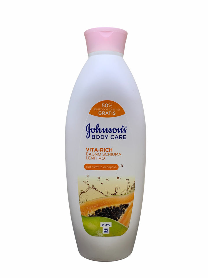 Johnson bagno schiuma lenitivo papaya 750 ml