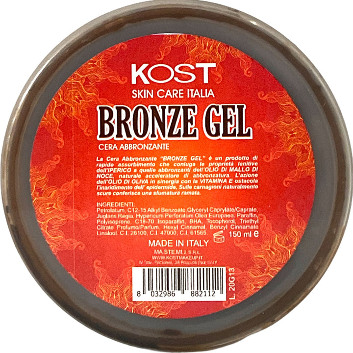 Kost Cera Bronze Gel 150 ml – Gel Modellante Effetto Luminoso con Finish Bronze, Tenuta Media e Look Naturale