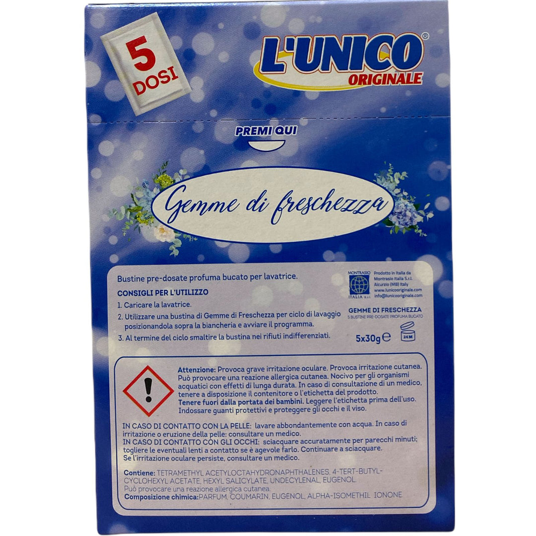 L'unico gemme di freschezza blu 5 dosi