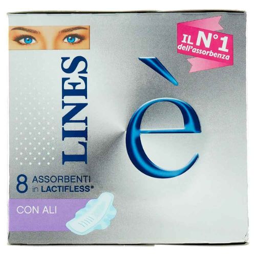 Lines è assorbenti in lactifless con ali x8