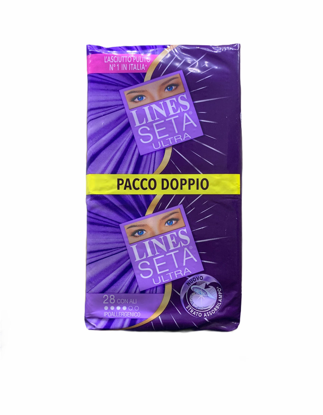 Lines seta ultra con ali ipoallergenico x28