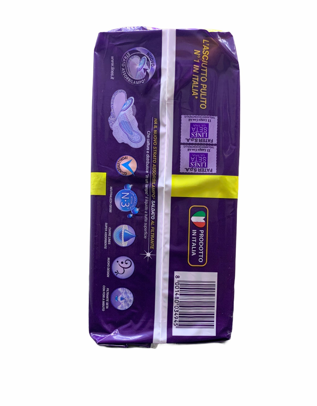 Lines seta ultra con ali lungo x22