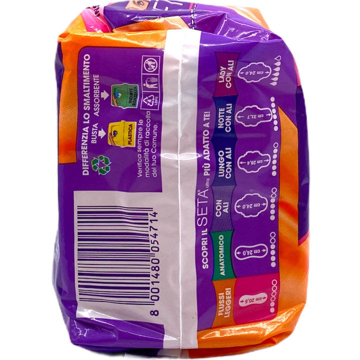 Lines seta ultra flussi leggeri ipoallergenico x14