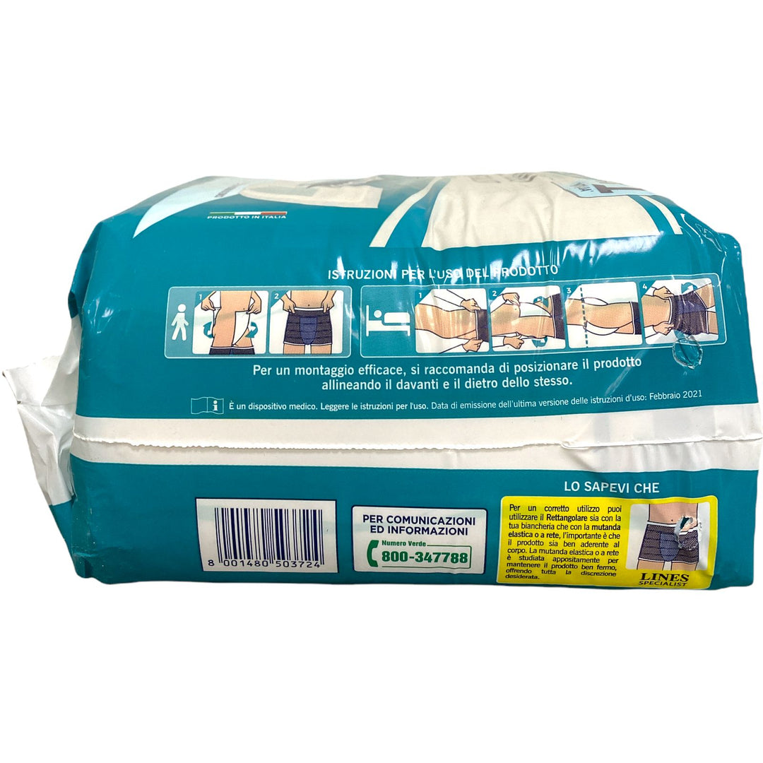 Lines specialist unisex plus rettangolari x22+2