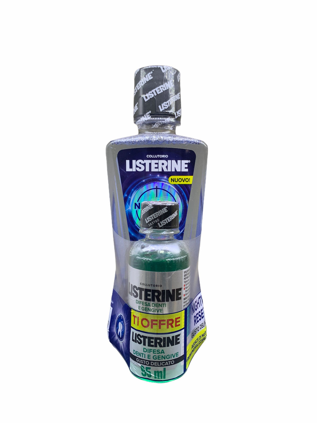 Listerine collutorio nightly reset 400 ml + listerine difesa gengive 95 ml