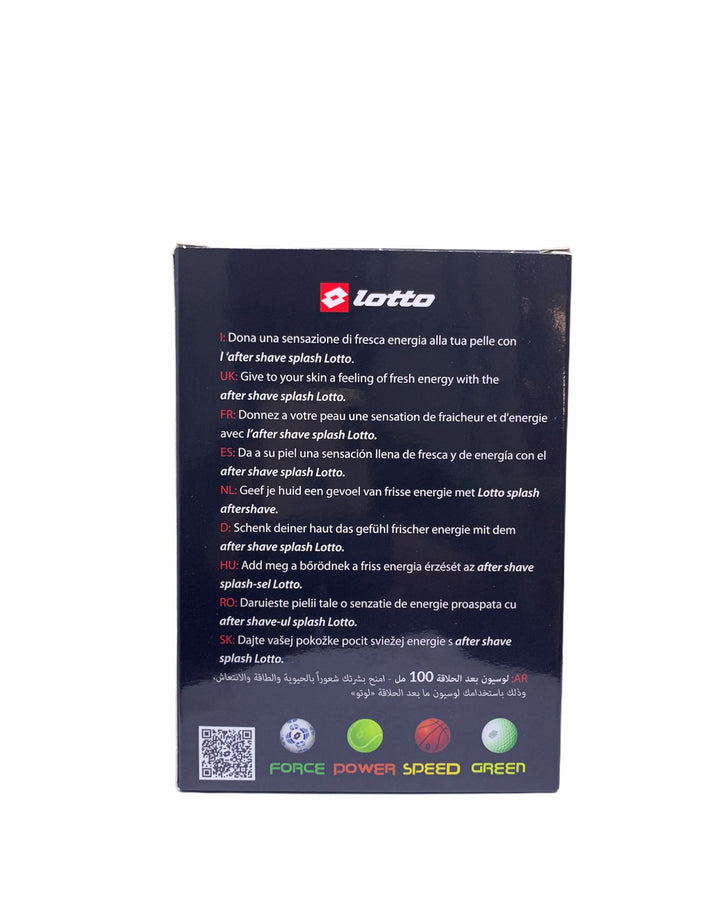 Lotto aftershave green 100 ml