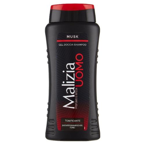 Malizia uomo doccia shampoo gel musk tonificante 250 ml
