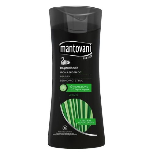 Mantovani bagno doccia shampoo neutro vitalizzante con vetiver e oligoelementi 400 ml