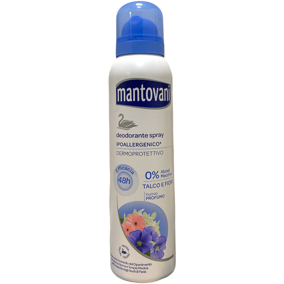 Mantovani deodorante spray talco e fiori 150 ml
