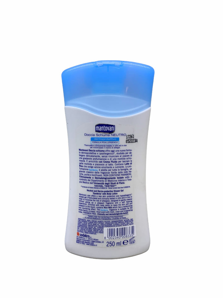 Mantovani doccia schiuma neutro gardenia 250 ml