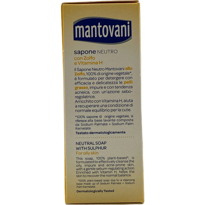 Mantovani saponetta allo zolfo 100 gr