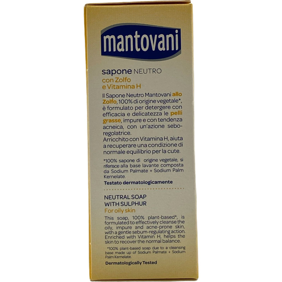 Mantovani saponetta allo zolfo 100 gr