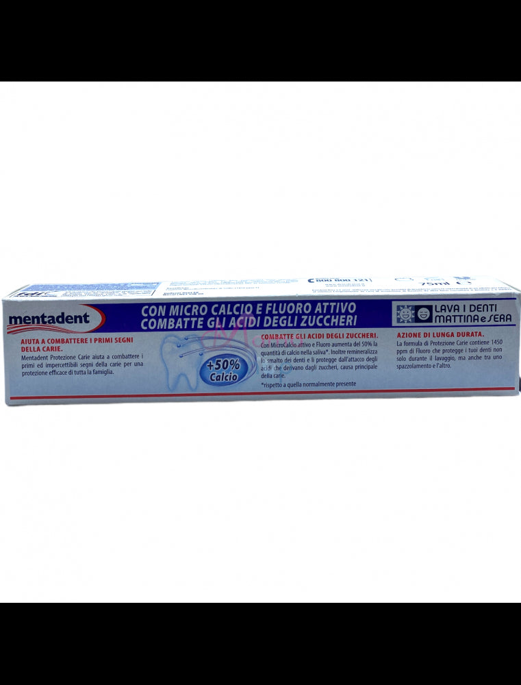 Mentadent dentifricio protezione carie 75 ml