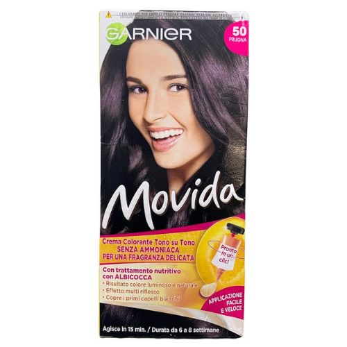 Movida crema colorante senza ammoniaca n.50 prugna