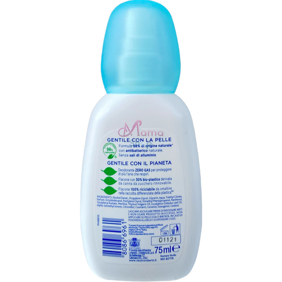 Neutro Roberts Deodorante Vapo eco deo profumo Classico 75 ml