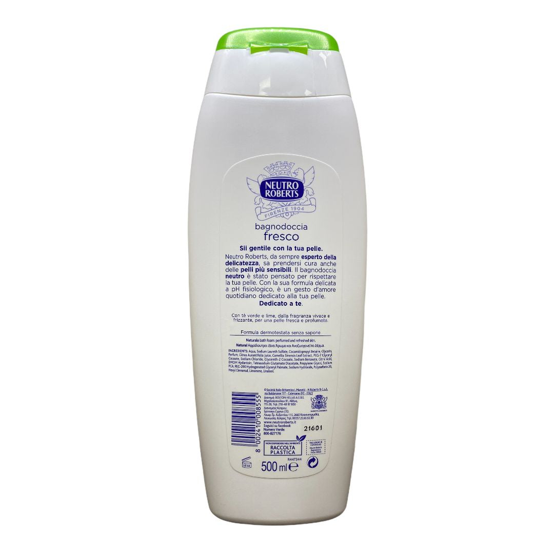 Neutro roberts bagno doccia tè verde e lime 500 ml