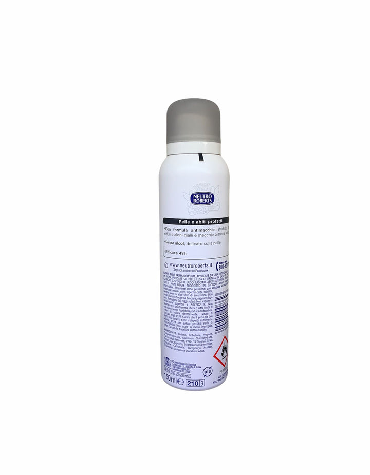 Neutro roberts deodorante spray invisibile anti macchie 150 ml