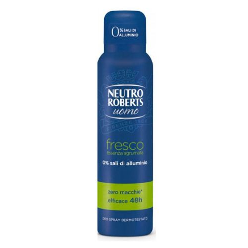 Neutro roberts deodorante spray uomo fresco essenza agrumata 150 ml