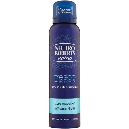 Neutro roberts deodorante spray uomo fresco essenza marina 150 ml