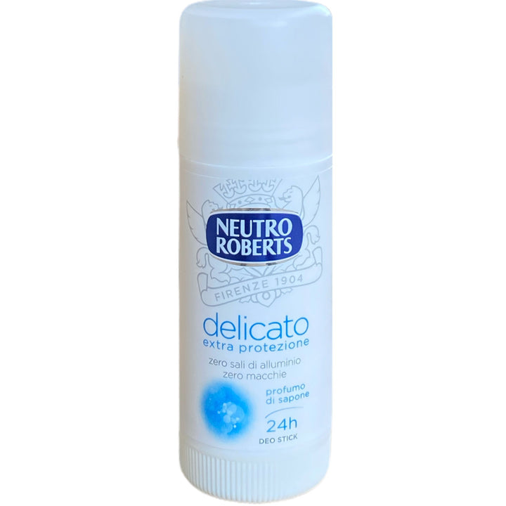 Neutro roberts deodorante stick delicato extra protezione con profumo di sapone 40 ml