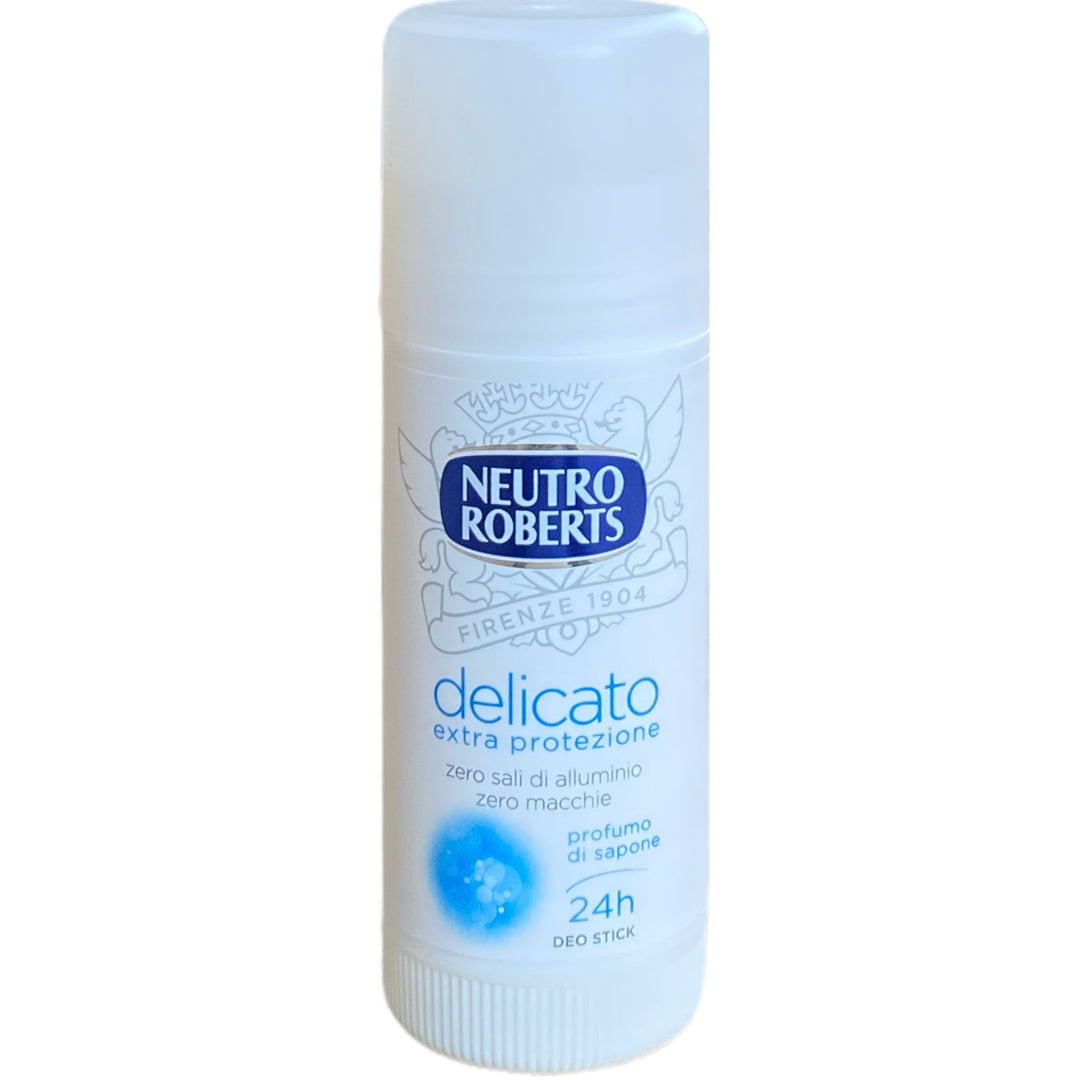Neutro roberts deodorante stick delicato extra protezione con profumo di sapone 40 ml