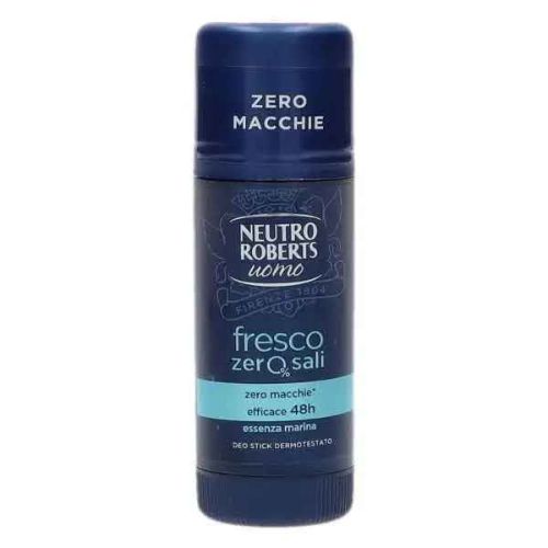 Neutro roberts deodorante stick uomo fresco essenza marina 40 ml