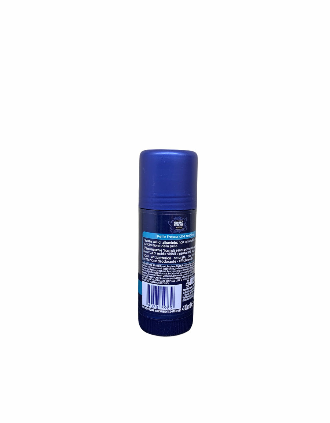 Neutro roberts deodorante stick uomo fresco essenza marina 40 ml