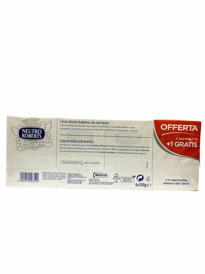 Neutro roberts sponette idratanti con glicerina naturale 4x100 gr