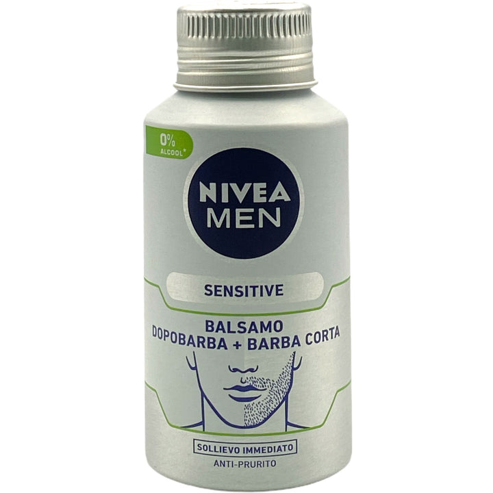 Nivea men sensitive balsamo dopobarba per barbe corte 125 ml