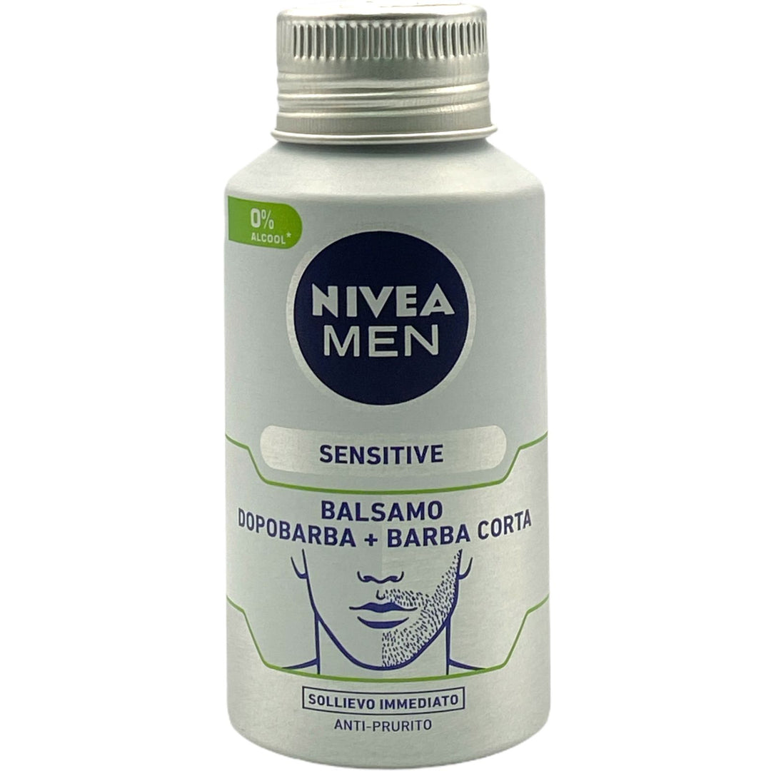 Nivea men sensitive balsamo dopobarba per barbe corte 125 ml