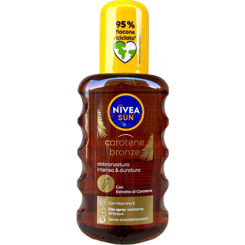 Nivea sun olio spray solare carotene bronze 200 ml