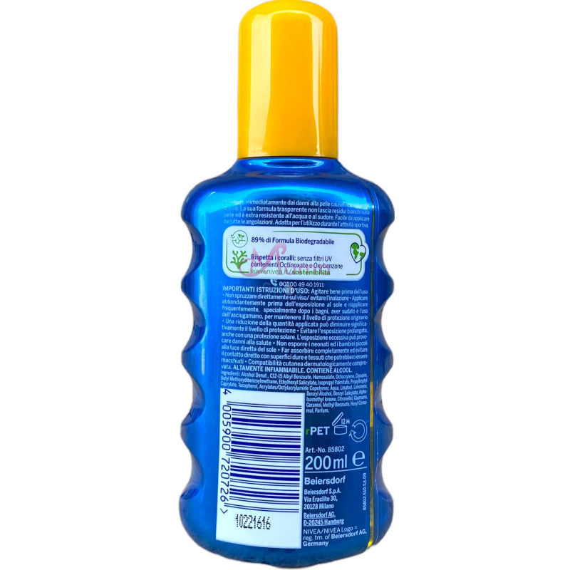 Nivea sun olio spray solare fp20 200 ml