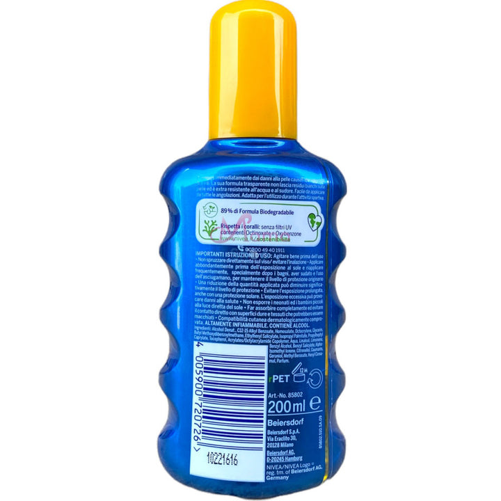 Nivea sun olio spray solare fp20 200 ml