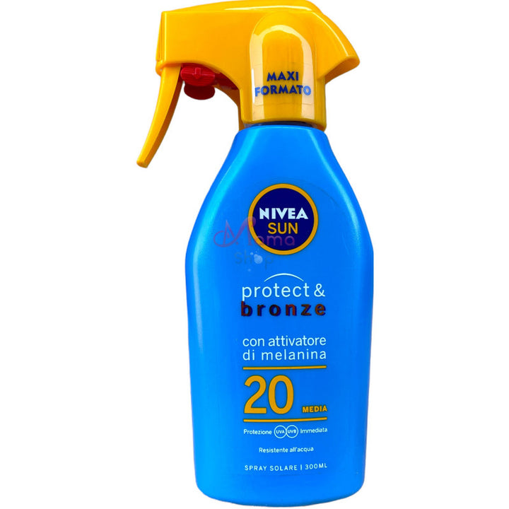 Nivea sun spray solare protect & bronze fp20 300 ml