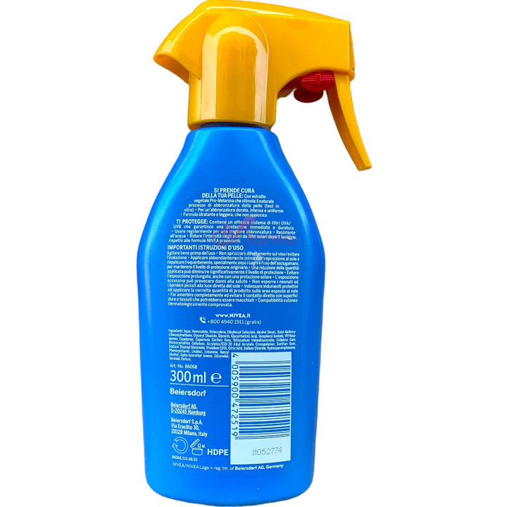 Nivea sun spray solare protect & bronze fp20 300 ml