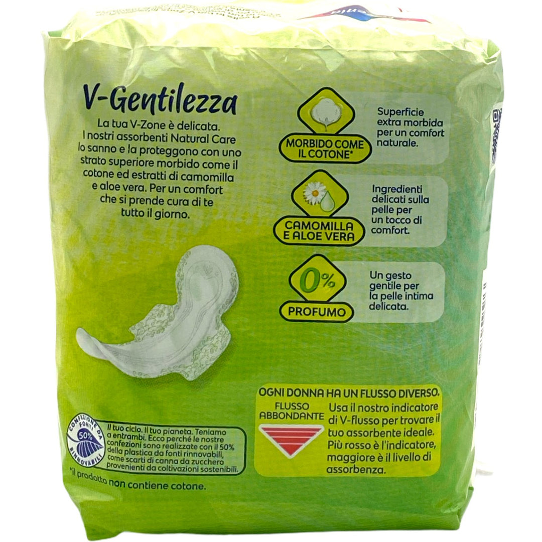 Nuvenia assorbenti natural care notte con ali x7