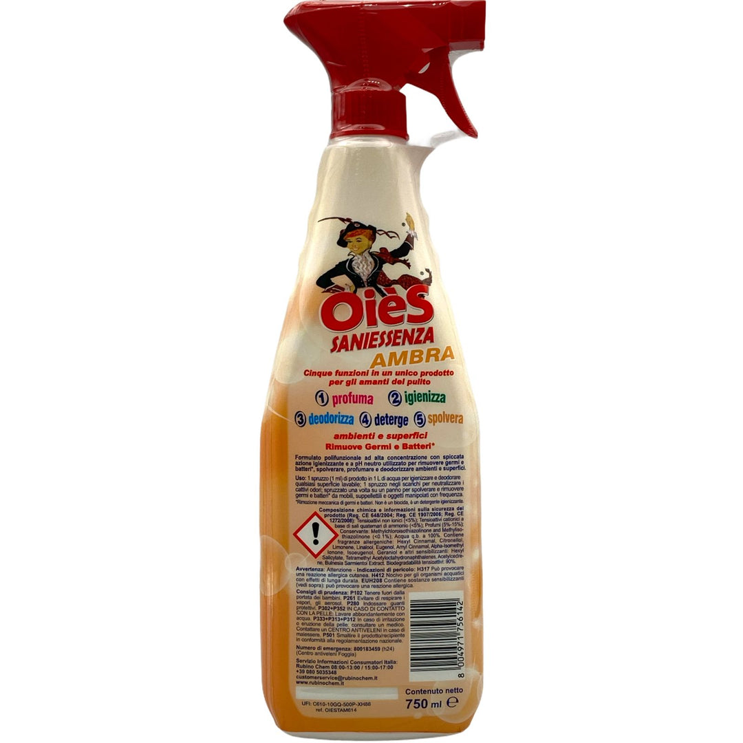 Oiès essenza spray ambra 750 ml