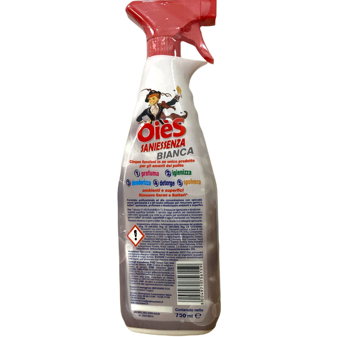 Oiès essenza spray bianca 750 ml