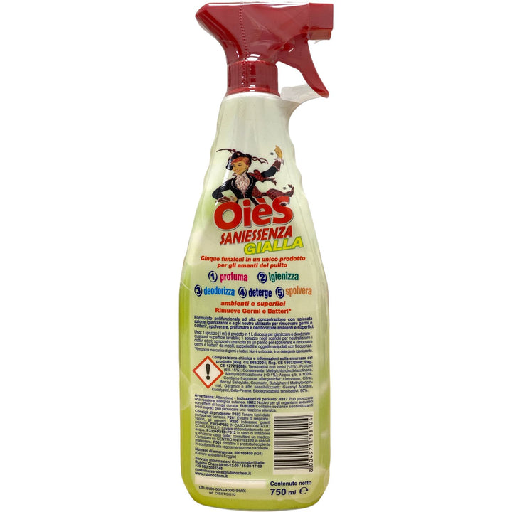 Oiès essenza spray gialla 750 ml