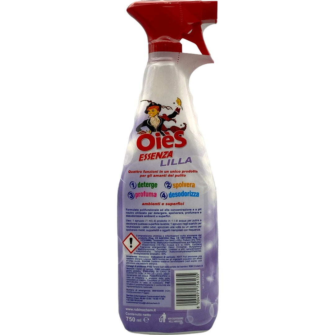Oiès essenza spray lilla 750 ml