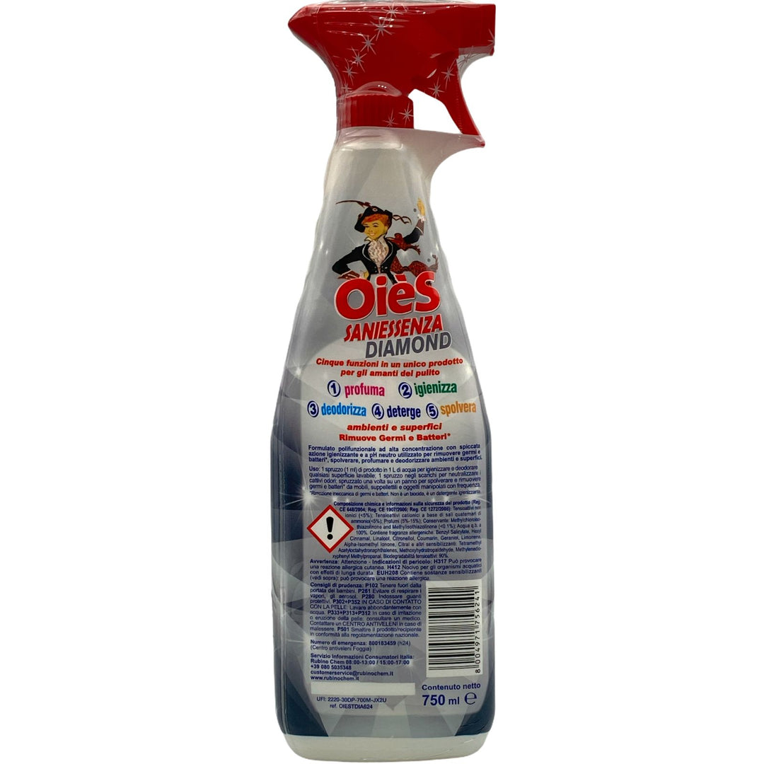 Oiès essenza spray luxury diamond 750 ml