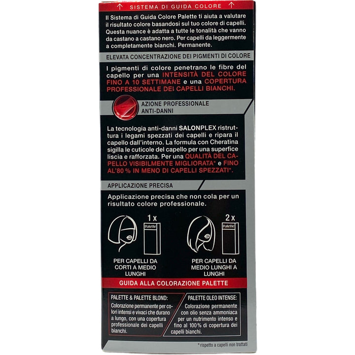 Palette colorazione permanente 3 1 castano scuro