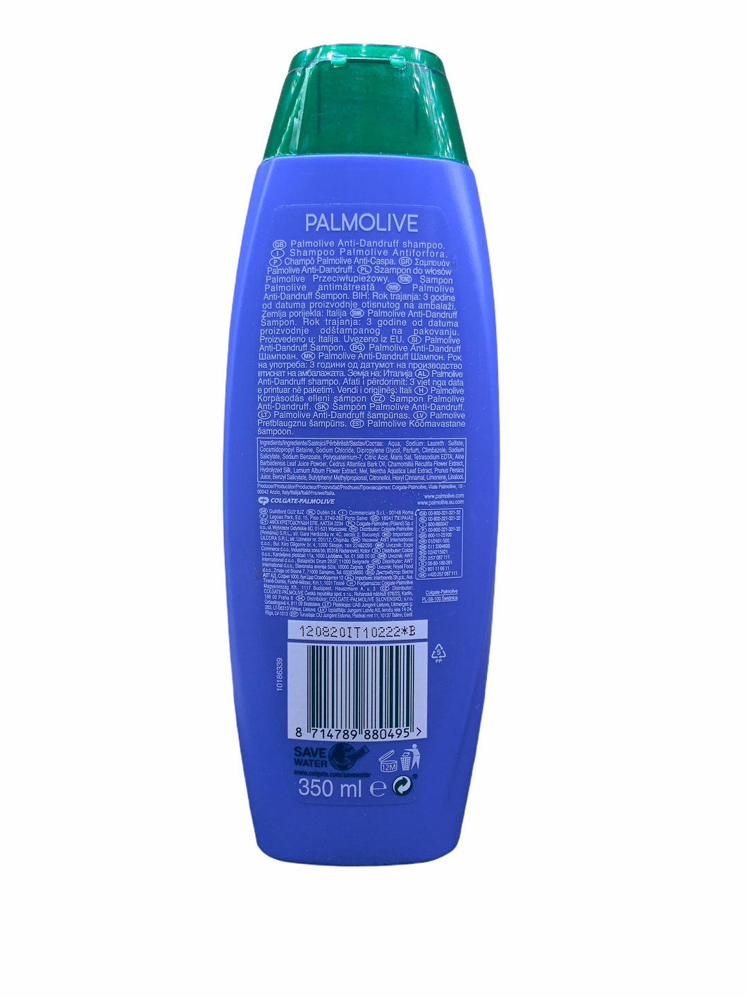 Palmolive shampoo antiforfora con menta selvatica 350 ml