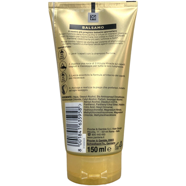 Pantene balsamo 3 minuti ricci perfetti 150 ml