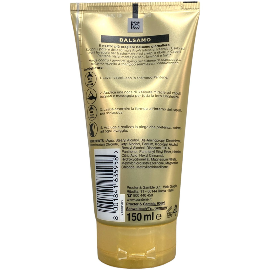 Pantene balsamo 3 minuti ricci perfetti 150 ml