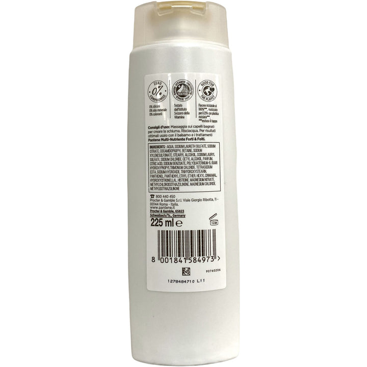 Pantene shampoo multinutriente 225 ml